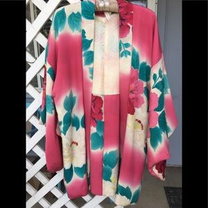 Vintage floral Japanese Haori